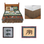 Quilted Cabin Bedding accessories and Ensemble sets.