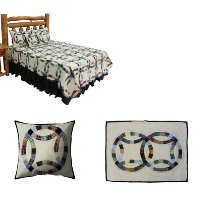 Cream Stone Wall Quilt Accessories & Complete Bedding Ensemble Sets