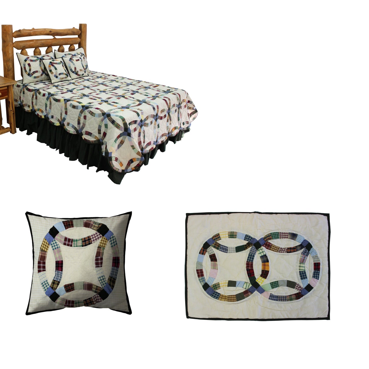 Cream Stone Wall Bedding accessories and Ensemble sets.