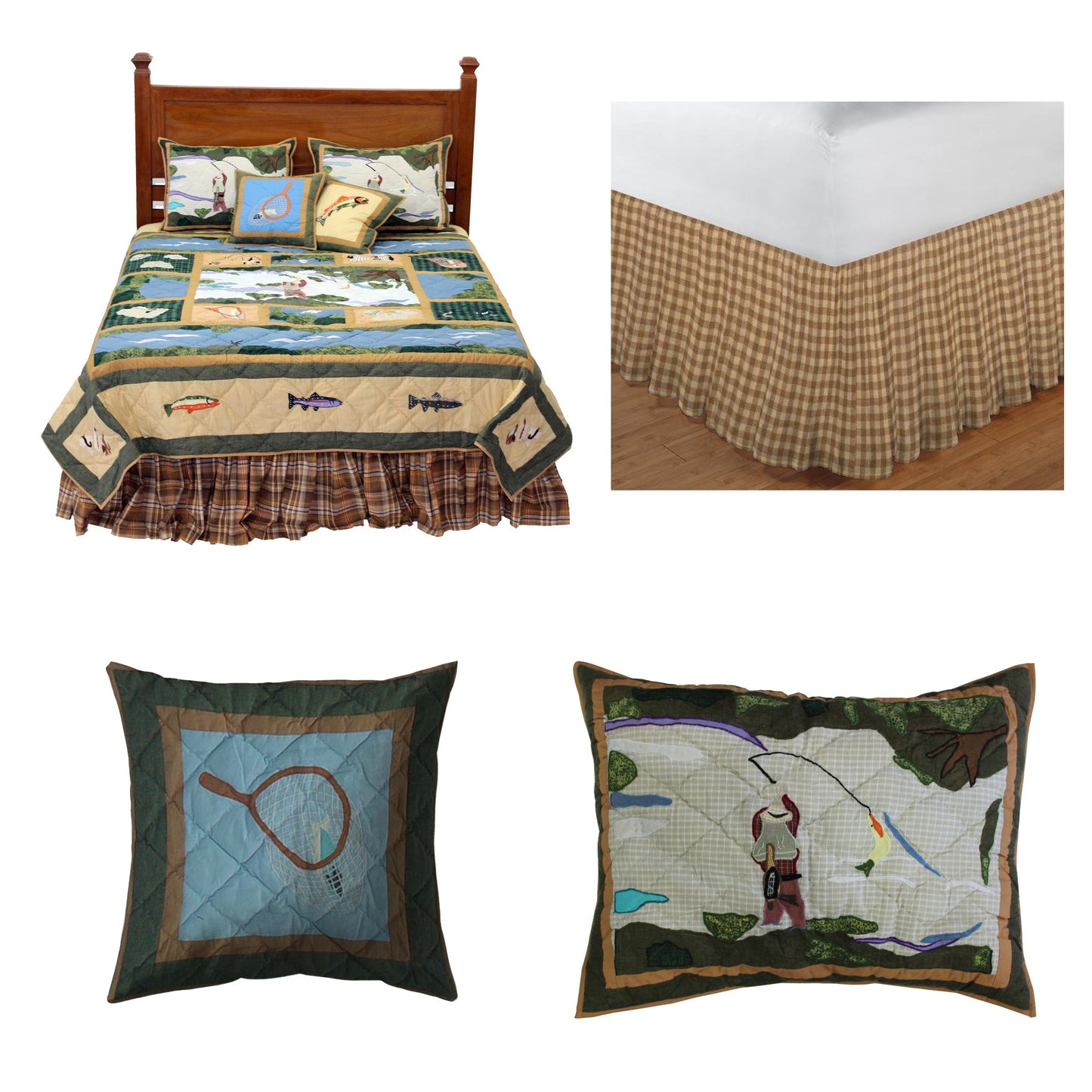 Rock Creek Fishing Bedding accessories and Ensemble sets.