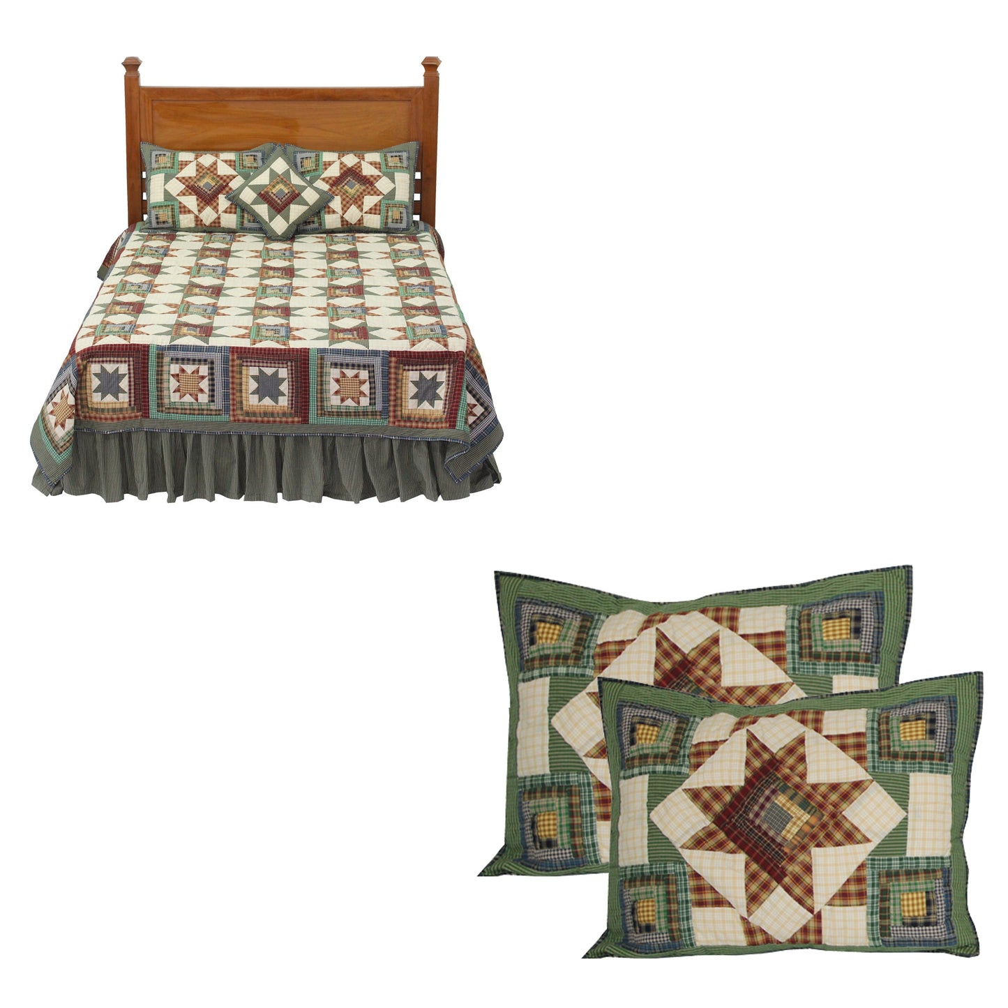 Adriondack Star Bedding accessories and Ensemble sets