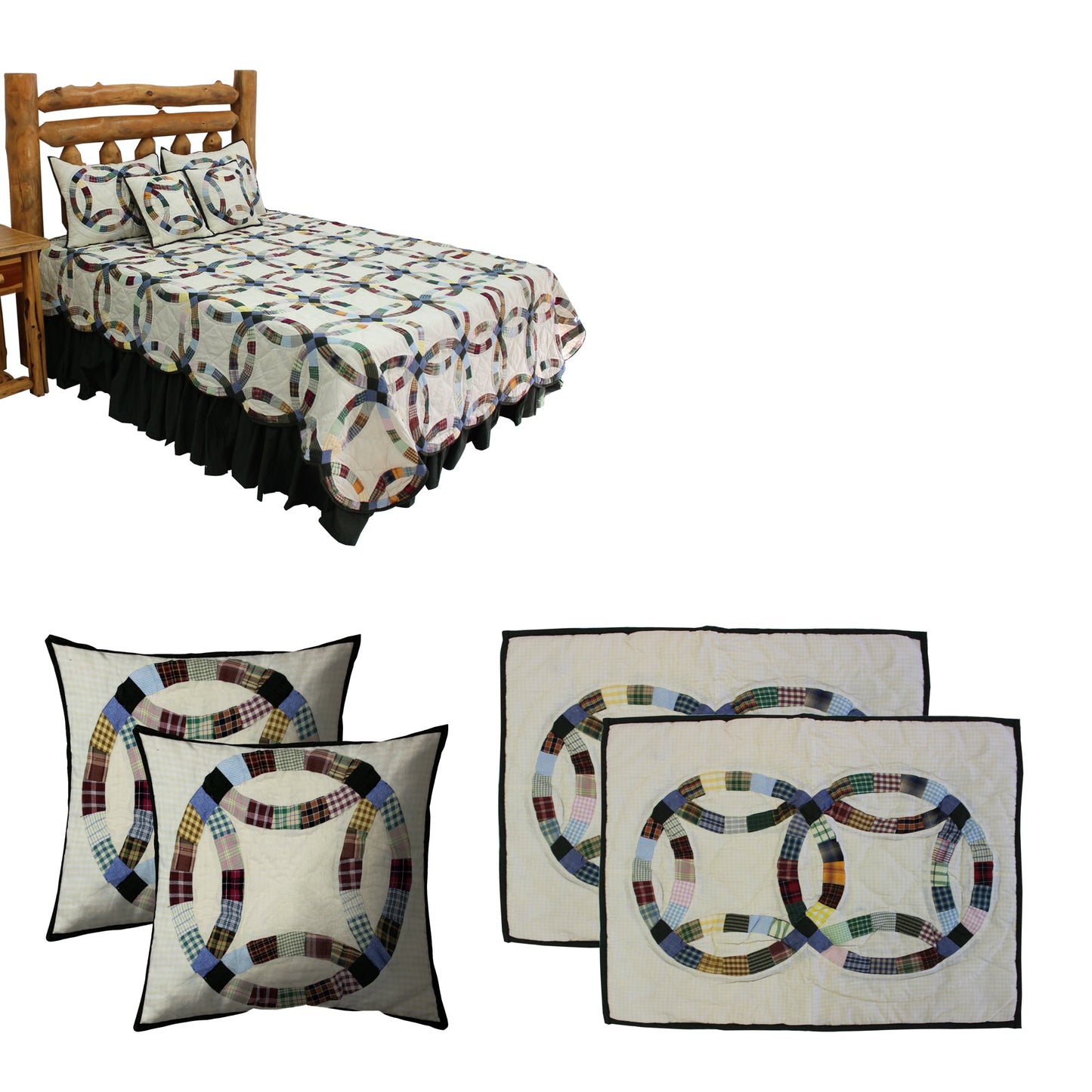 Cream Stone Wall Bedding accessories and Ensemble sets.