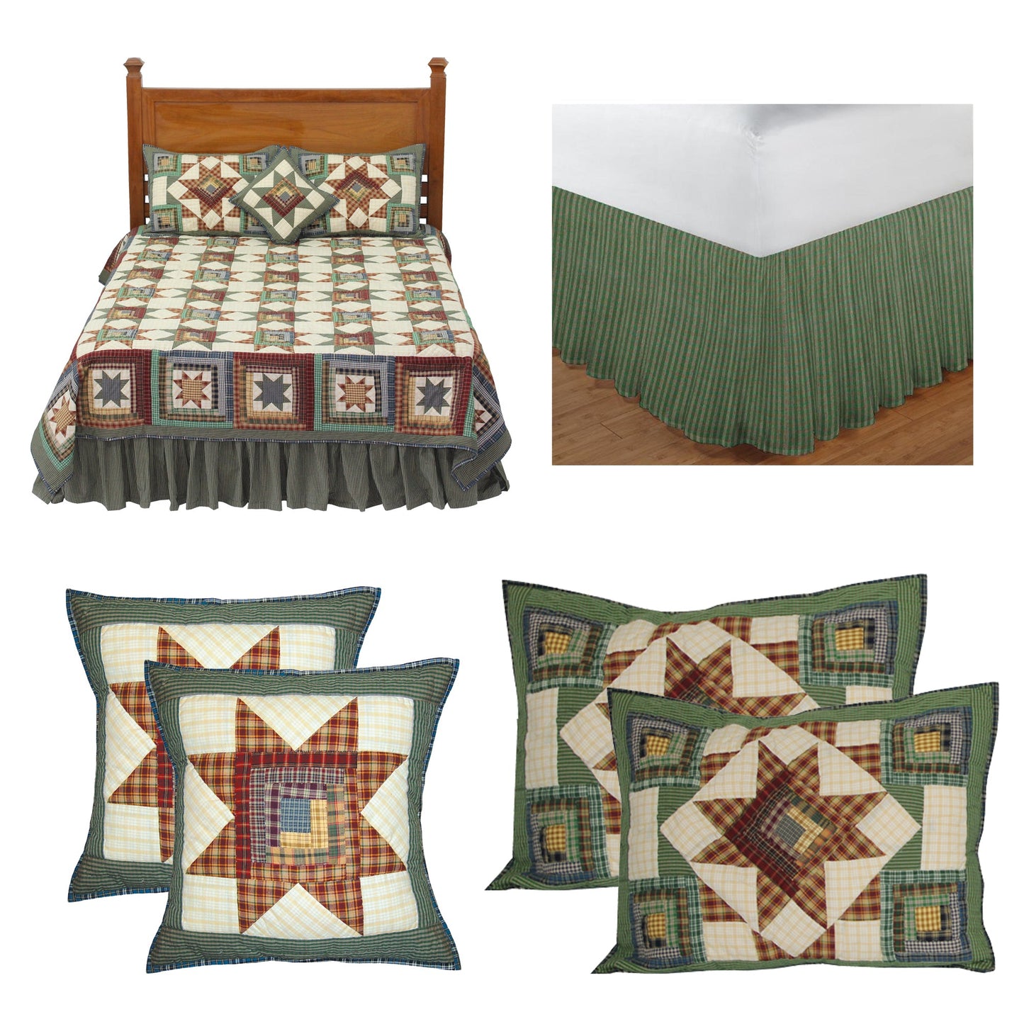Adriondack Star Bedding accessories and Ensemble sets