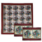 Frosting Patches Quilt, Hand cut and Patchwork cotton fabric blocks | Buy a Quilt and Get a Matching Pillow Sham FREE