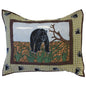 Poetry of bears Quilt, Hand cut and Appliqued cotton fabric motifs.