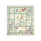 Wildflowers meadow Quilt, Hand cut and Appliqued cotton fabric motifs.