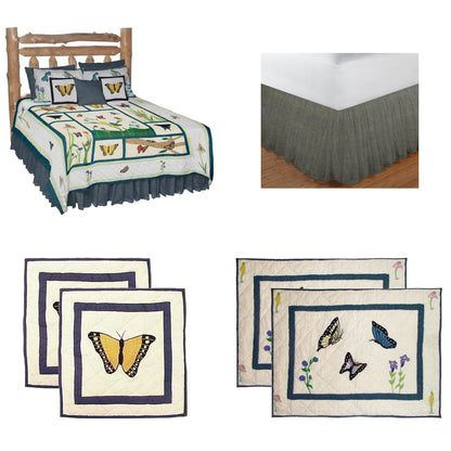 Flutterring Butterflies Bedding accessories and Ensemble sets.