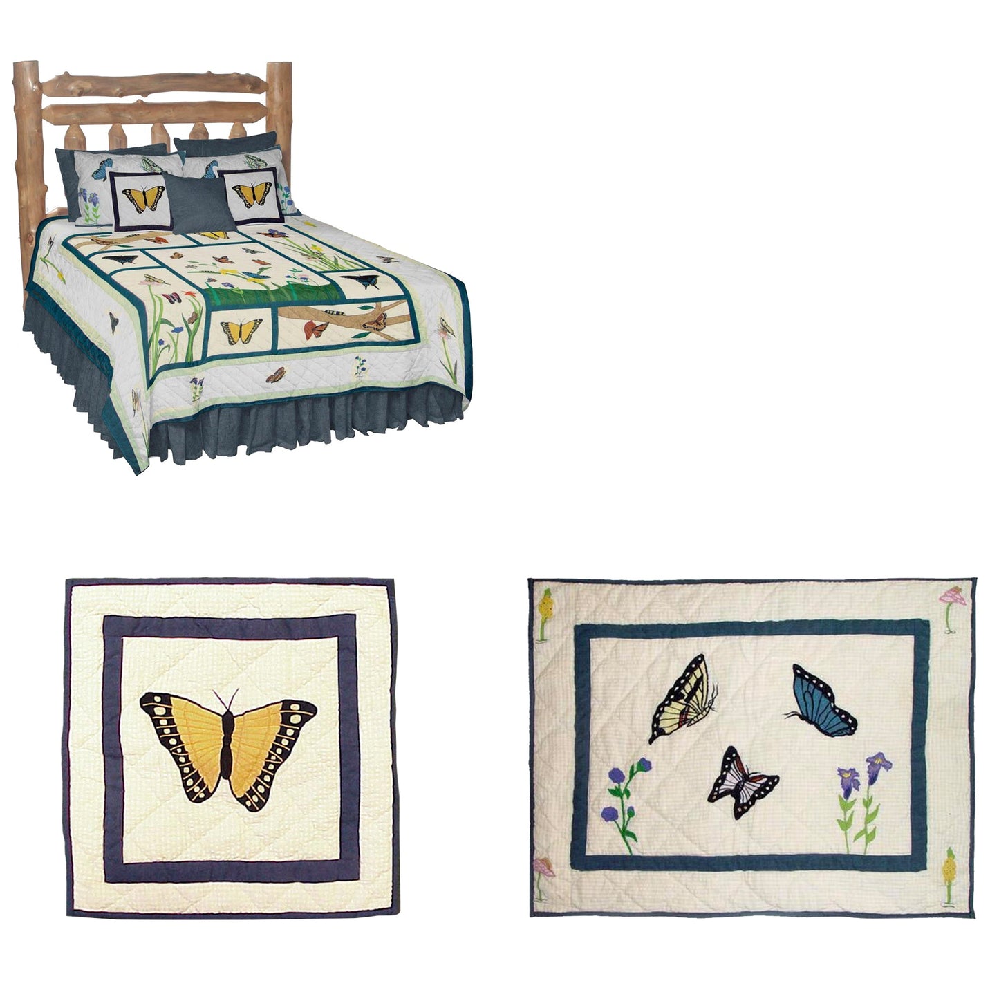 Flutterring Butterflies Bedding accessories and Ensemble sets.