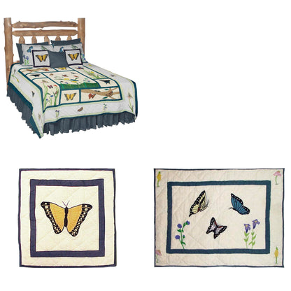 Flutterring Butterflies Bedding accessories and Ensemble sets.