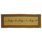 Pinecone | Cotton Quilted Bed Scarf or Bed Runner | King Size