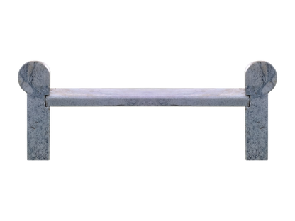 Sleek Granite Garden Bench for Outdoor Spaces | Backless Design | 5 Ft Long | 3 Inch Thickness Seater