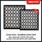 Cottage Star Handmade Cotton Quilt - Buy a Queen Size Quilt and Get a Twin Size Quilt FREE