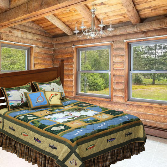 Rock Creek Fishing Bedding accessories and Ensemble sets.