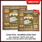 Gone Fishing Handmade Cotton Quilt - Buy a King Size (or) Queen Size Quilt and Get a Twin Size Quilt FREE