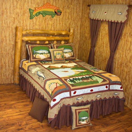 Fishing Break Bedding Accessories and Ensemble sets.