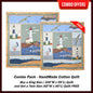 Light House By The Bay Handmade Cotton Quilt - Buy a King Size Quilt and Get a Twin Size Quilt FREE