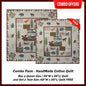 Mountain Whispers Handmade Cotton Quilt - Buy a King Size (or) Queen Size Quilt and Get a Twin Size Quilt FREE