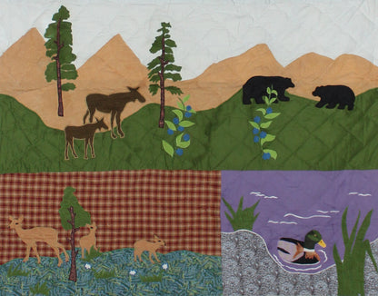 Patch Magic Quilts - Natures Splendor Queen Quilt 85"W x 95"L