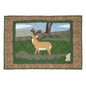 American Wilderness Quilt, Hand cut and Appliqued cotton fabric motifs.