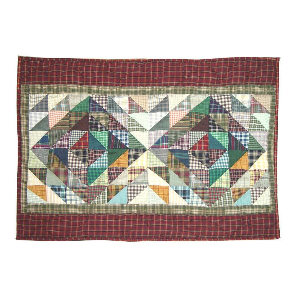 Frosting Patches Quilt, Hand cut and Patchwork cotton fabric blocks | Buy a Quilt and Get a Matching Pillow Sham FREE