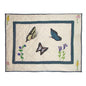 Flutterring Butterflies Quilt, Hand cut and Appliqued cotton fabric motifs.