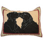 Pick of Labs Quilt, Hand cut and Appliqued cotton fabric motifs.