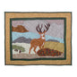 Great Outdoors Quilt, Hand cut and Appliqued cotton fabric motifs.