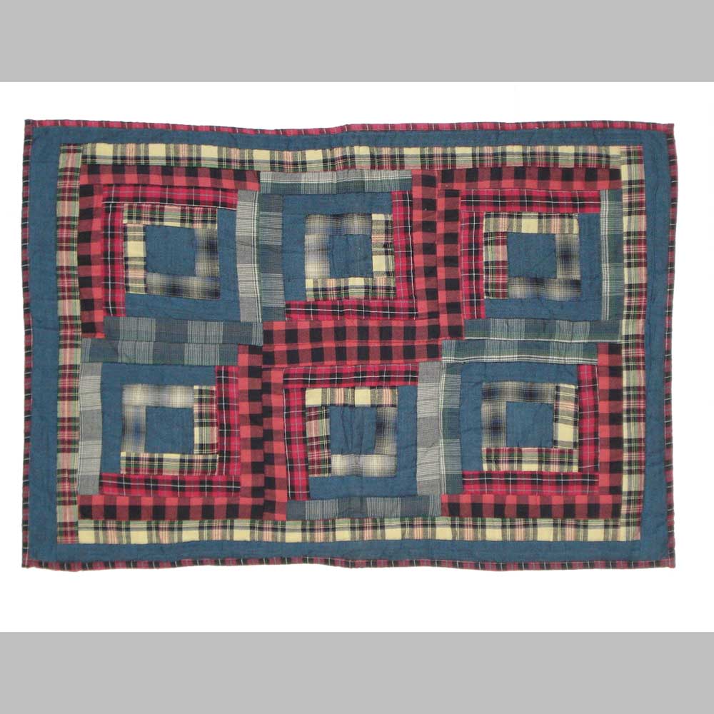 Patch Magic Quilts - Red Log Cabin Quilt