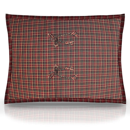 Rustic Ambers / Rustic Cabin Pillow Sham 27"W x 21"L