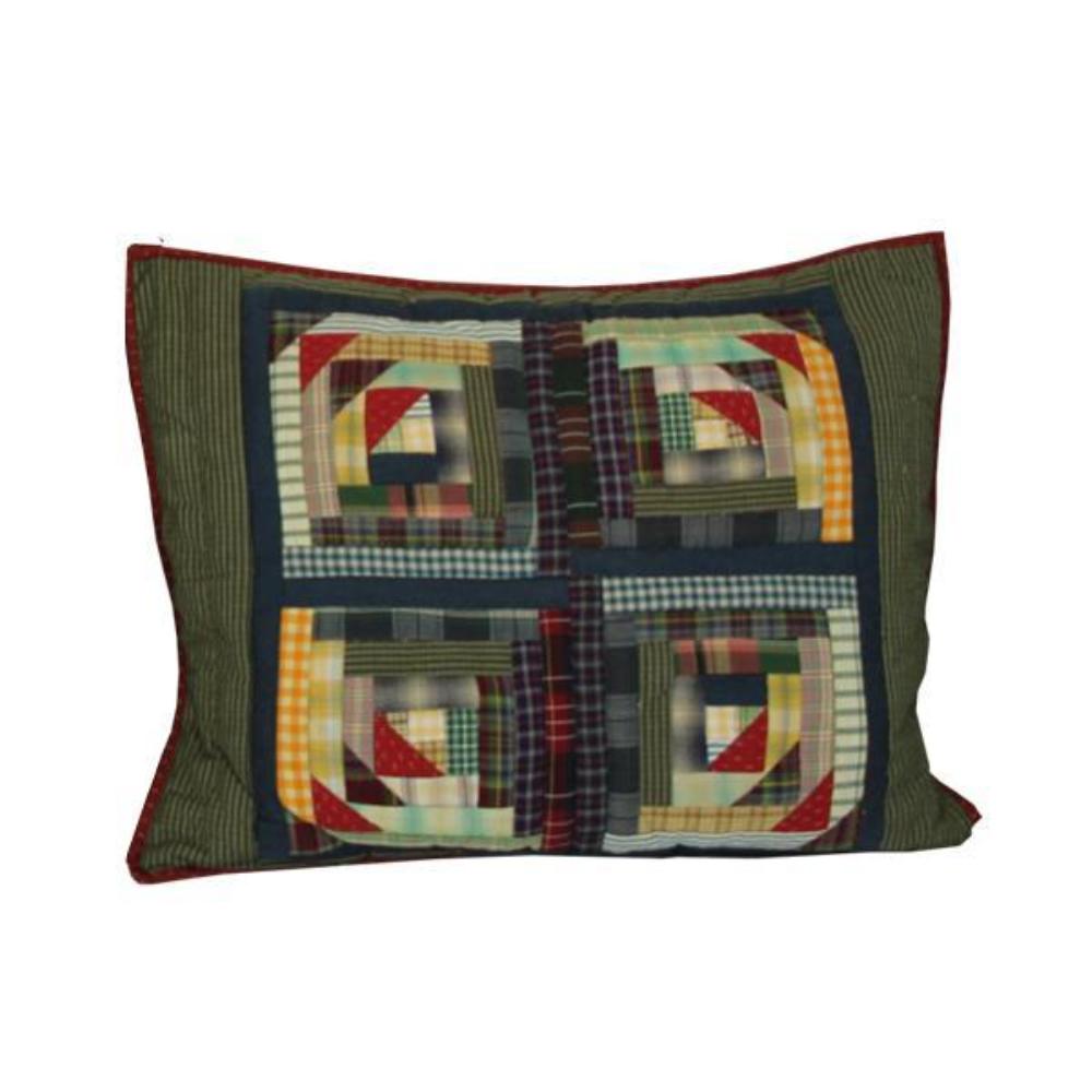 Patch Magic Quilts - Wild Goose Log Cabin Queen Quilt 85"W x 95"L