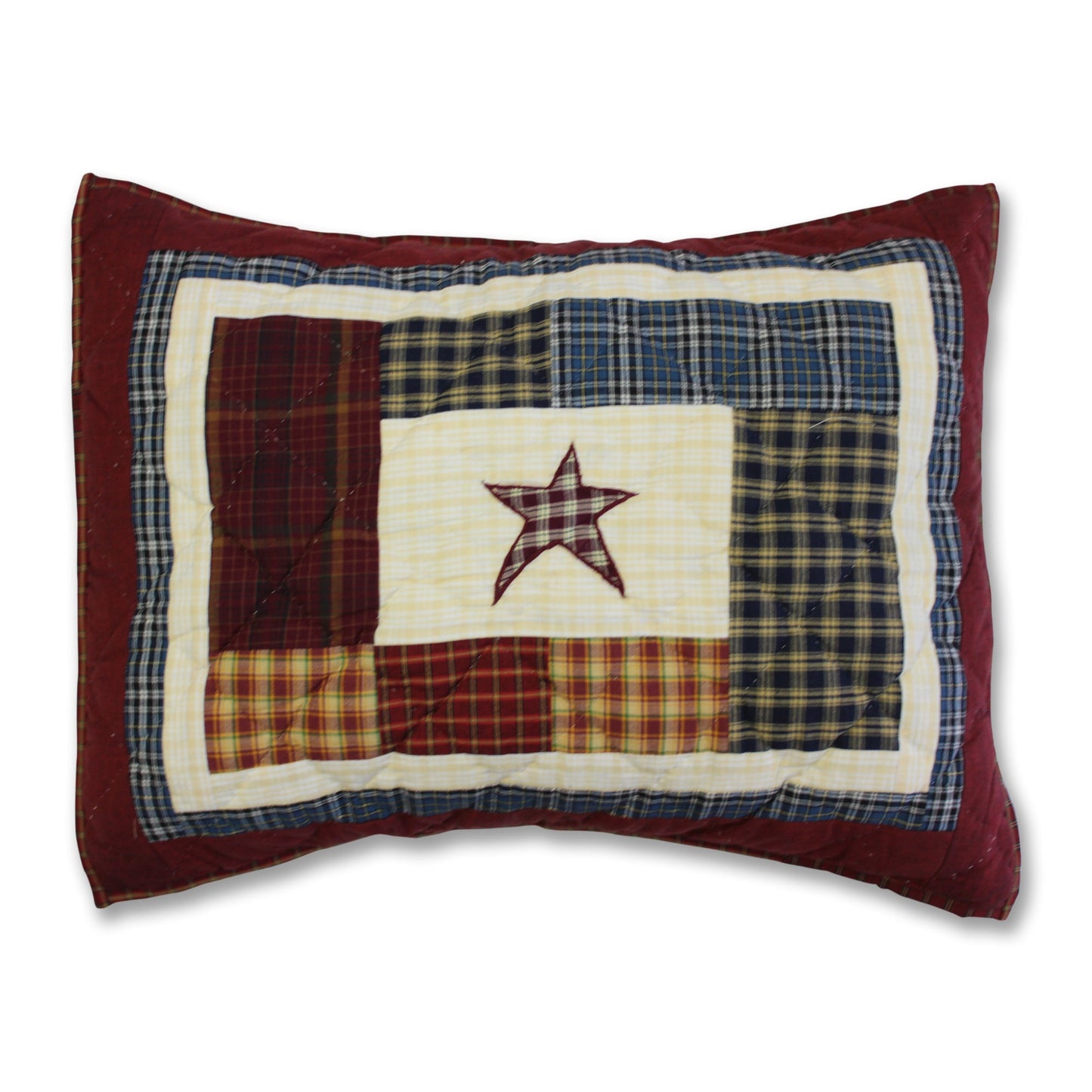 Countryside Star Quilt | Hand Quilted | Buy a Quilt and get a matching Pillow Shams FREE