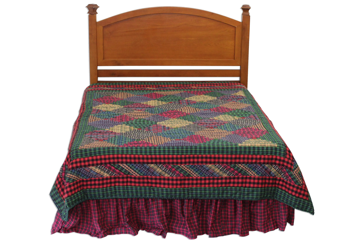 Celtic Labrinyth Quilt, Hand cut and Patchwork cotton fabric blocks.