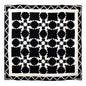 Black Feathered Star Quilt, Hand cut and Patchwork cotton fabric blocks.