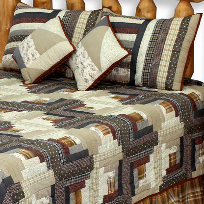 Heritage Log Cabin Bedding accessories and Ensemble sets.