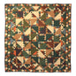 Sunspirit Quilt, Hand cut and Patchwork cotton fabric blocks.