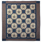 Tartan Star Quilt, Hand cut and Patchwork cotton fabric blocks.