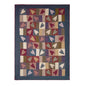 Beating Hearts / Country Hearts Quilt, Hand cut and Appliqued cotton fabric motifs.