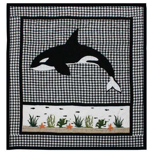 Patch Magic Quilts - Orca Throw 50"W x 60"L