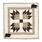 There were bears Quilt, Hand cut and Patchwork cotton fabric blocks.