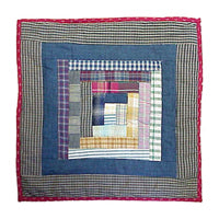 Patch Magic Quilts - Wild Goose Log Cabin Queen Quilt 85"W x 95"L