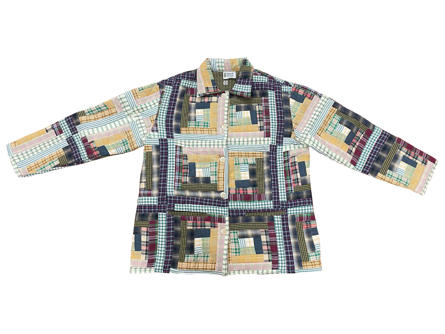 Wild Goose Log Cabin Quilted Cotton Jacket – Reversible, Soft Cotton Filled, Stylish and Comfortable Jacket for All Seasons