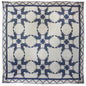Denim Feathered Star/Feathered Star Quilt, Hand cut and Patchwork cotton fabric blocks.