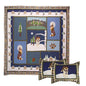 Wolf-Themed Embroidered Handmade Cotton Quilt -  Buy a Quilt and get a matching Pillow Shams FREE